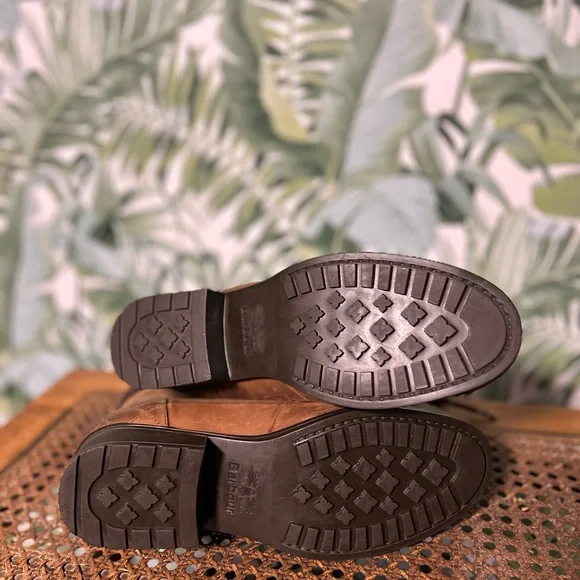 Women’s Barbour Grassmoor Brown Leather Boots - Picture 7 of 7